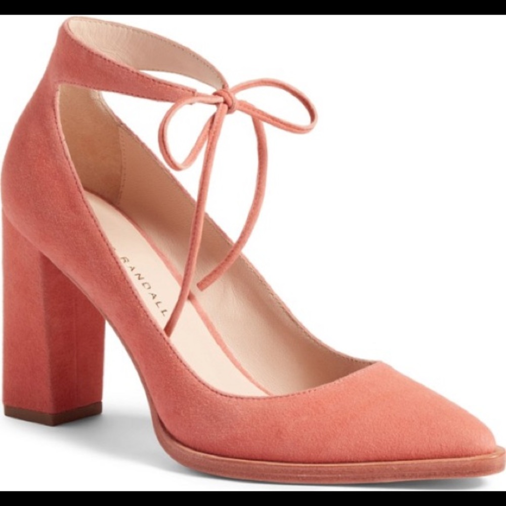 Loeffler Randall Anthropologie Ankle Tie Pumps